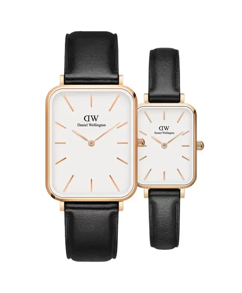 Couple's Watch Daniel Wellington Quadro DW00100450 và DW00100434