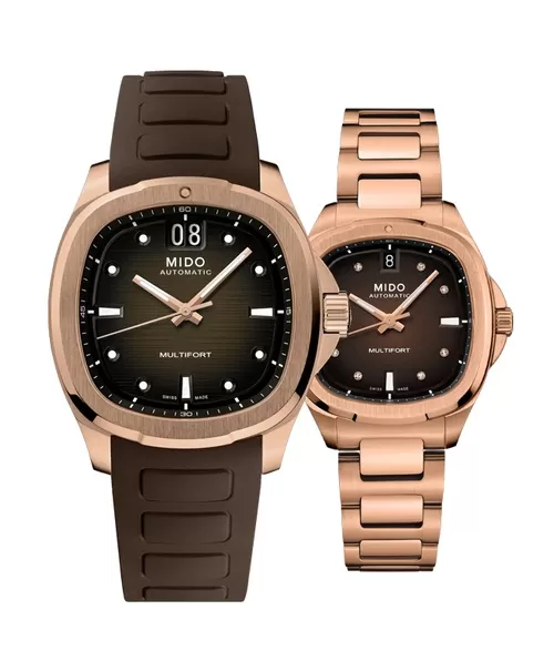 Couple's Watch MIDO Multifort TV M049.526.37.291.00 và M049.307.33.296.00