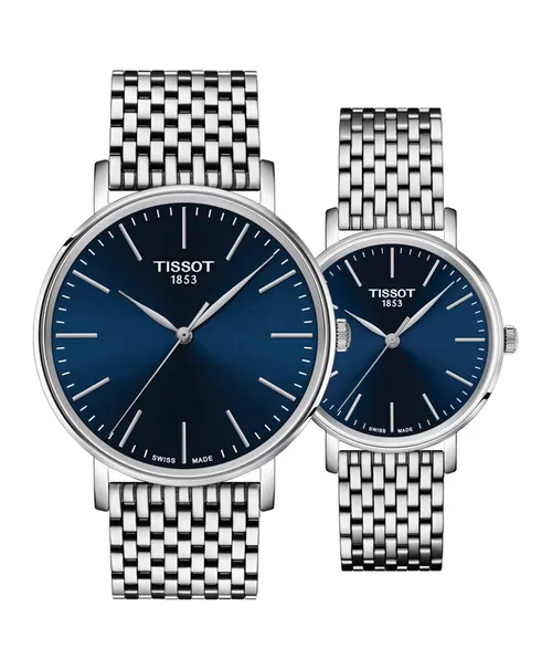 Couple's Watch Tissot Everytime T143.410.11.041.00 và T143.210.11.041.00