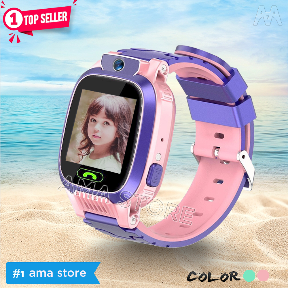 Children's Positioning Smart Watch AMA Watch Y79 Strong battery Language Vietnamese with 4G SIM card for 2-way calling