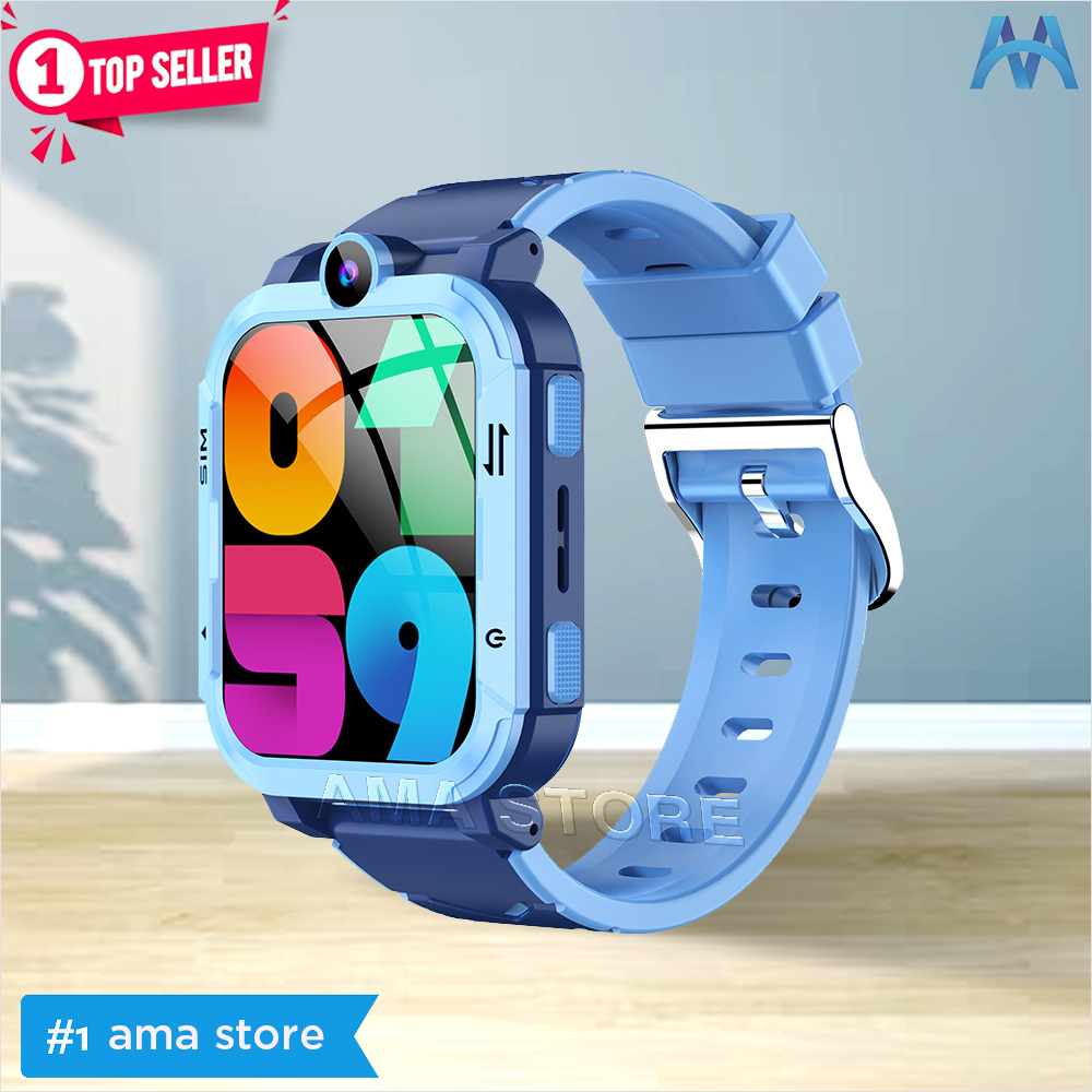 AMA Watch Y86 Smart Watch has CHPlay, can watch Youtube with Zalo, 4G SIM card, Dual Positioning GPS Wifi for Children